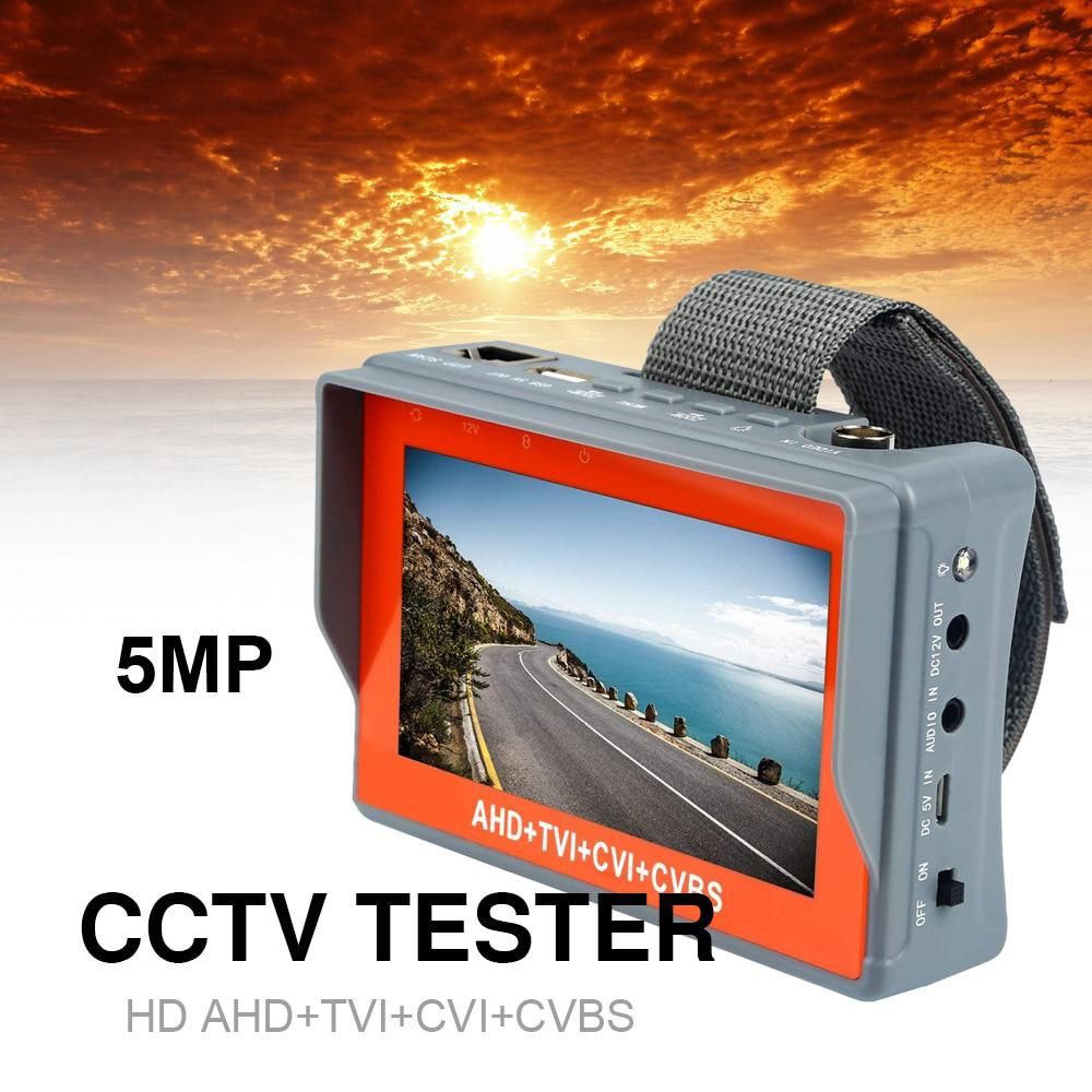 CCTV Tester 4.3 Inch AHD TVI CVI CVBS Analog 5MP