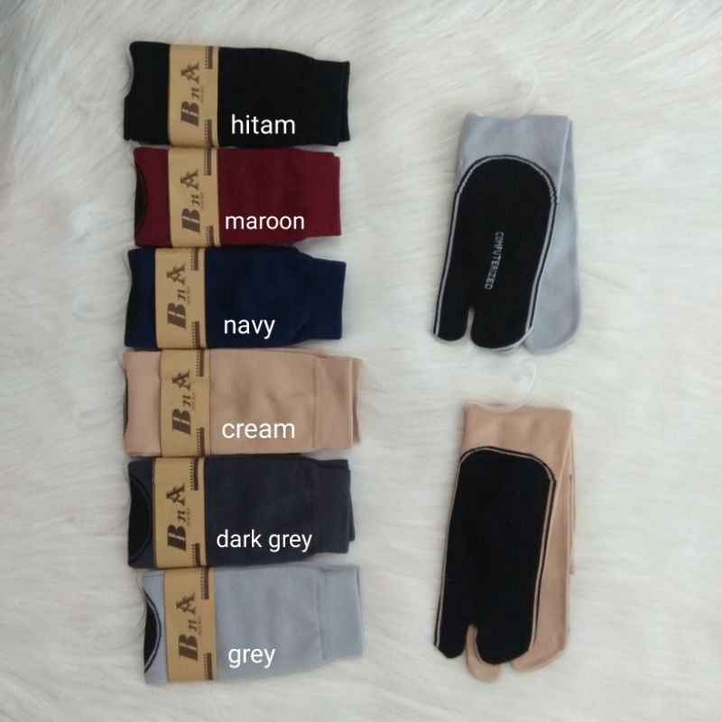 Termurah Kaos Kaki B n A Socks Bisa Pilih Warna Kaos Kaki Muslimah Telapak Hitam-4