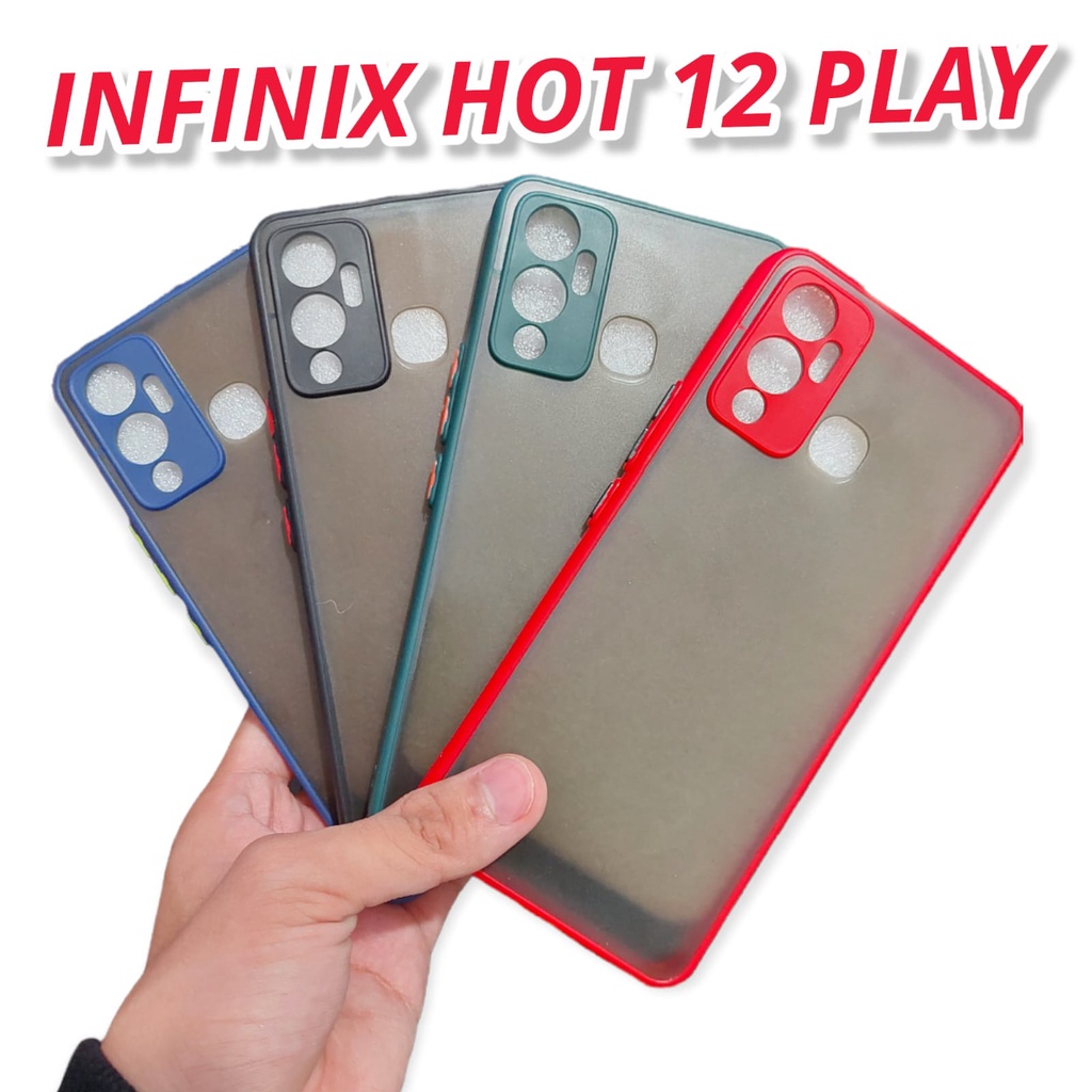 Bumper Case Infinix Hot 12 Play / Hot 12 / Hot 10s AERO Hardcase My Choice List Warna Matte