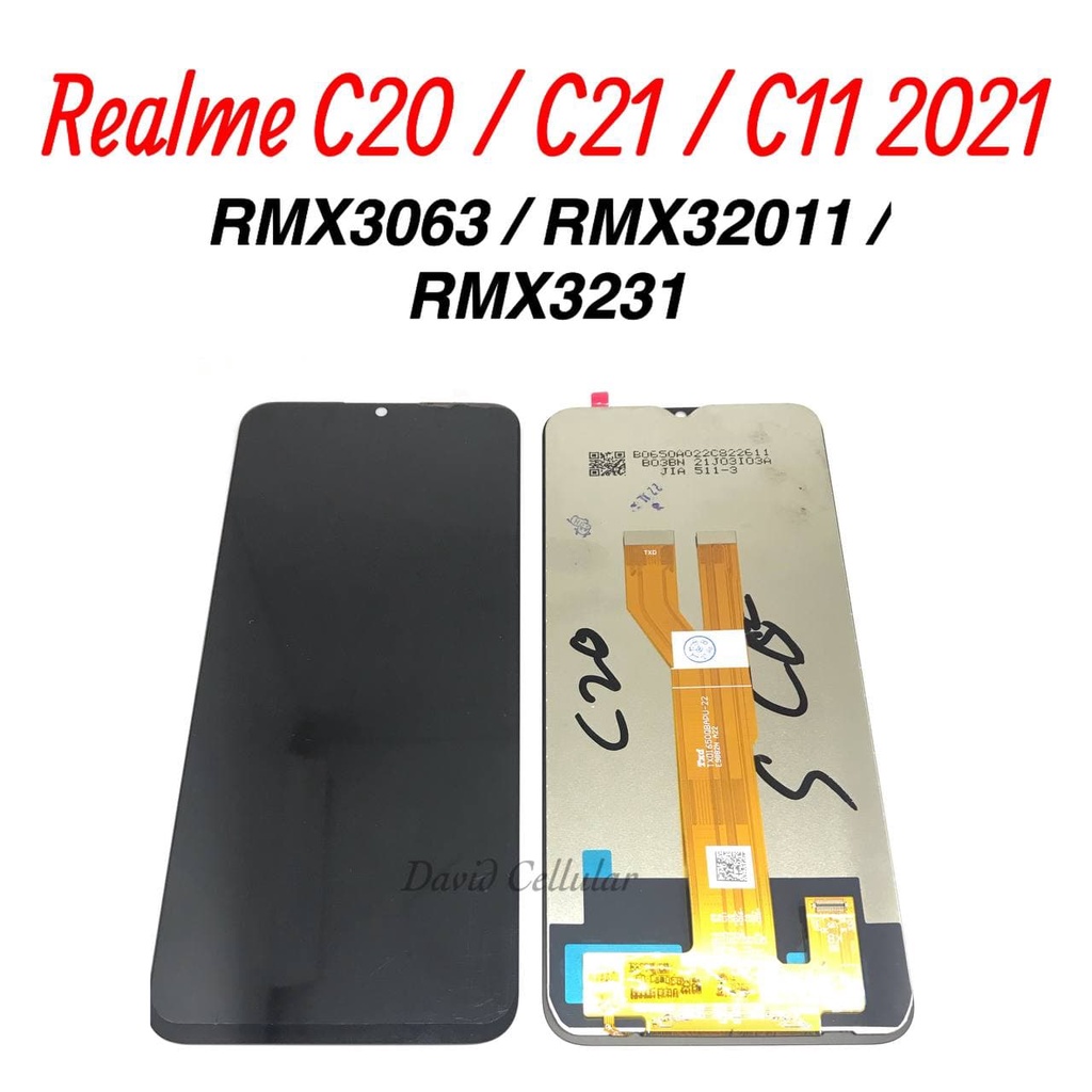 LCD TOUCHSCREEN REALME C20 / REALME C21 / REALME C11 2021 RMX3063 RMX32011 RMX3231 FULLSET