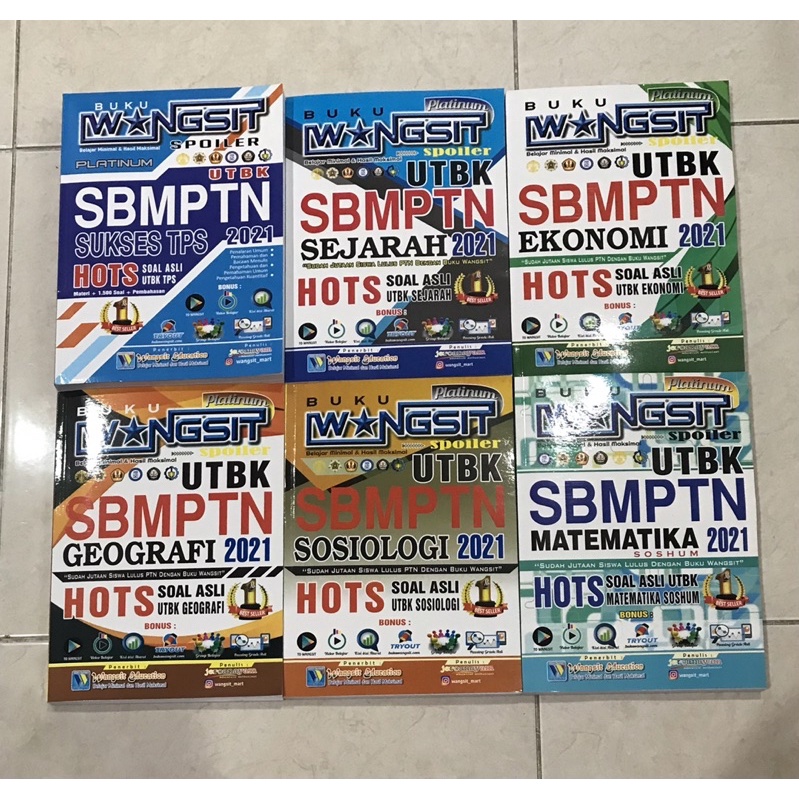 [ preloved ] buku sbmptn wangsit ssc the king soshum