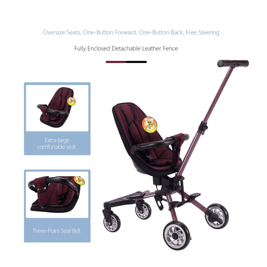 Stroller Balita dan Anak Merk Pacific LW 212 Bisa Dilipat Praktis / LW212 kereta dorong bayi