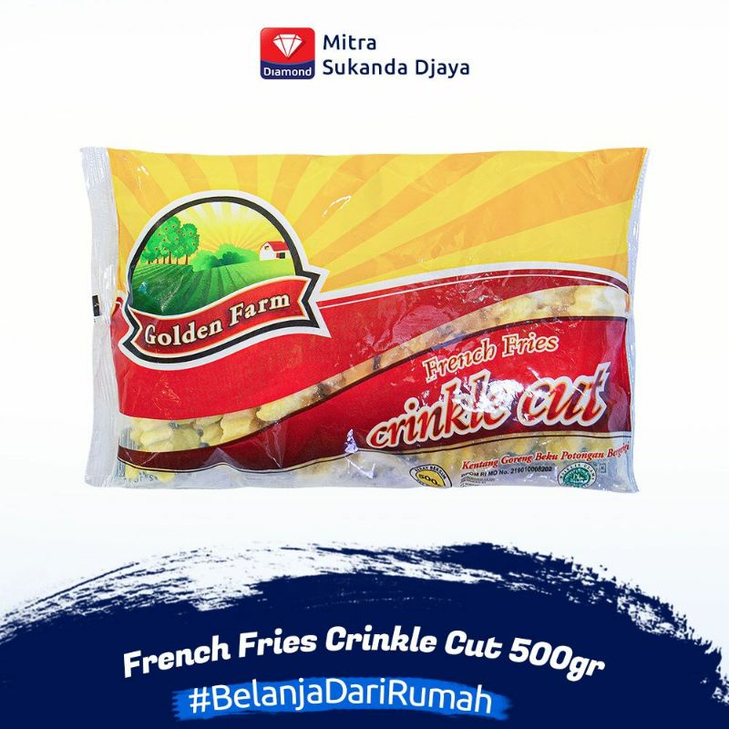 

GOLDEN FARM French Fries Crinkle Cut 500gr