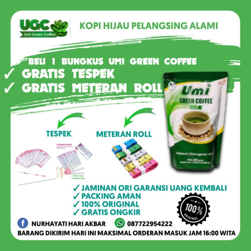 

kopi hijau promil ugc umi green coffee