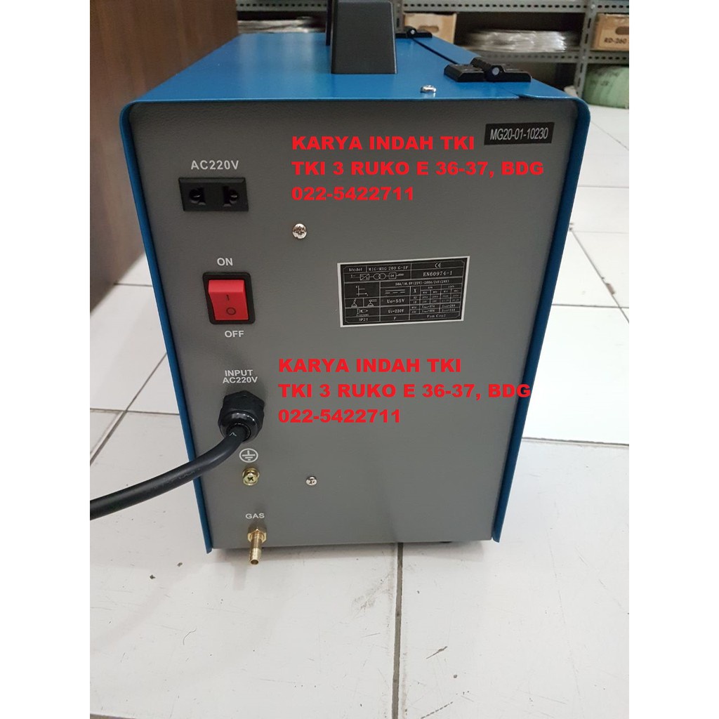 MULTIPRO MIG MAG 200 G-SP Mesin Las 3 In 1 Co Co2 Argon Flux Core Stainless Alumunium Besi