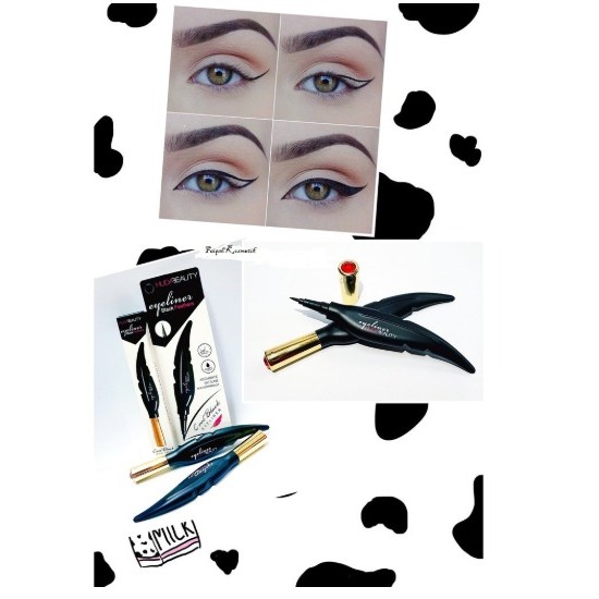 BLACK FEATHERS / Eyeliner Huda Beauty