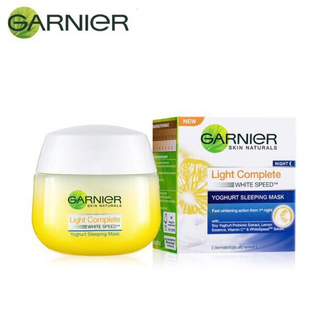 GARNIER Light Complete Yoghurt Sleeping Mask Night Cream by AILIN