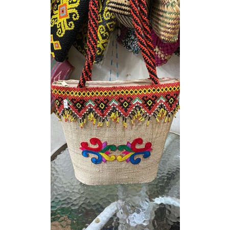 totebag tenun ulap doyo tas ulaf doyo bag tenun kalimantan bag khas dayak tas tenun dayak ulap doyo 