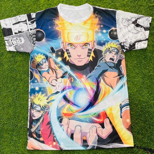 Tshirt Naruto Rasengan All Form Dryfit Sublime Anime Manga Character