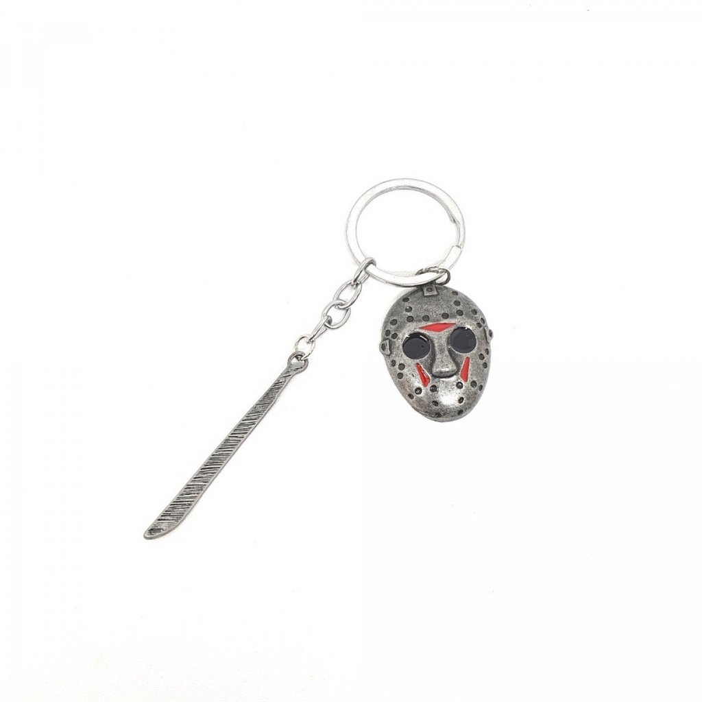 Keychain Key Chain Gantungan Kunci Friday the 13th Jason Voorhees Mask