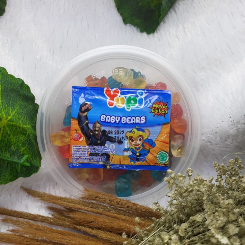 

PERMEN YUPI BABY BEARS MURAH | CEMILAN | BINGKISAN | PERMEN TOPLES | SOUVENIR ANAK | MAKANAN ANAK