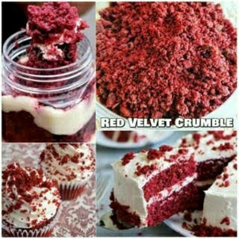 

250 gr Redvelvet crumb Topping powder redvelvet
