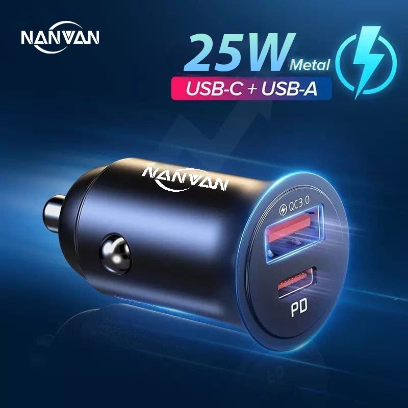 NVN-SV6 NVN-SV7 KEPALA CHARGER MOBIL NANVAN PD FAST CHARGING CAR CHARGER