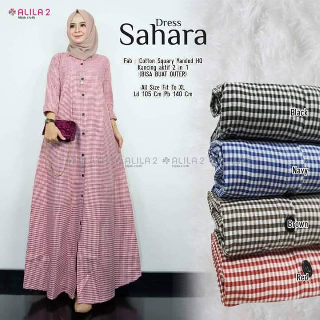 SAHARA DRESS ORY BY ALILA  DRESS MURAH DRESS KOTAK DRESS SQUARE DRESS MURAH BANGET