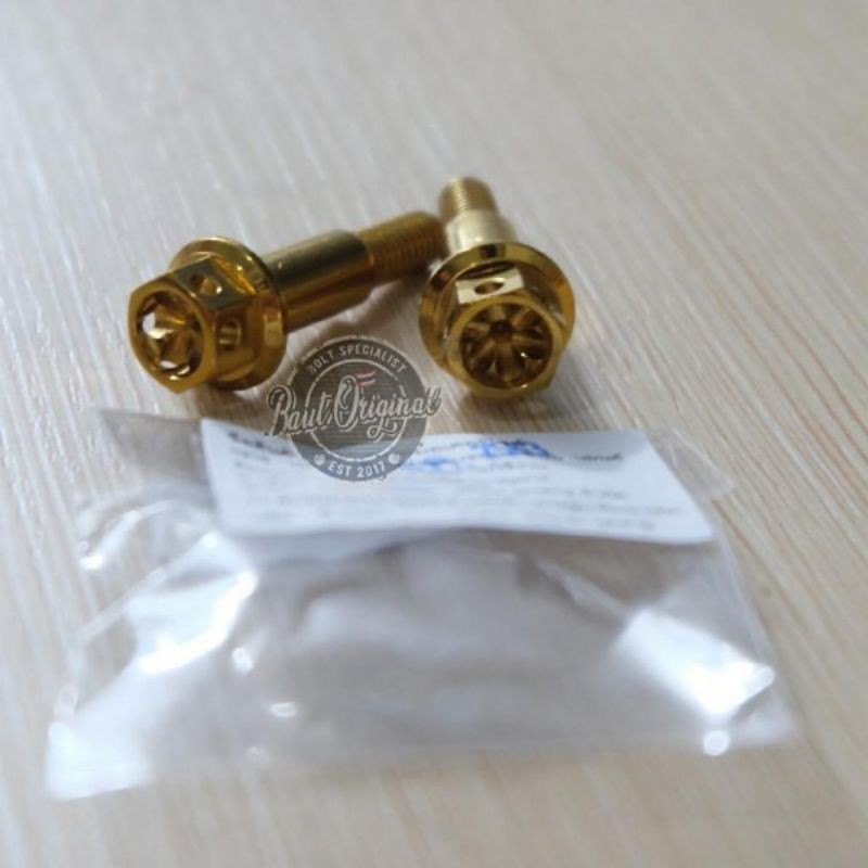 Baut probolt handle flower gold tojos tojosan master rem satria fu, nmax, pcx HENG THAILAND