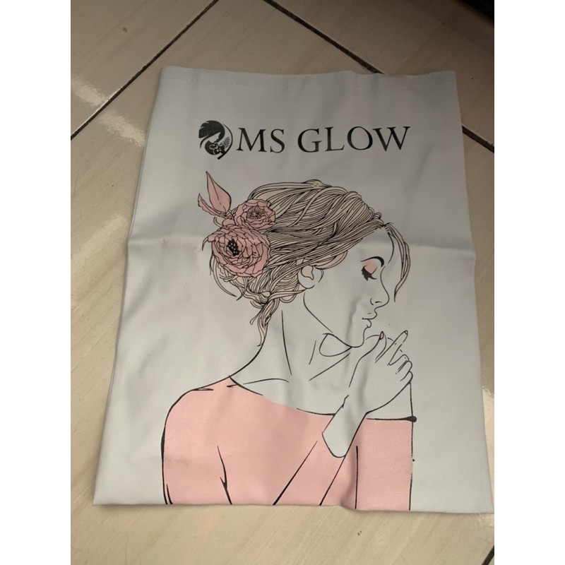 POUCH MS GLOW / TOTE BAG MS GLOW /GYMSACK / GANTUNGAN KUNCI