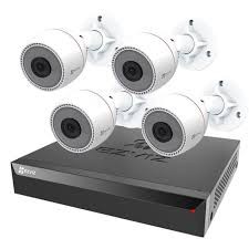 POE CAMERA EZVIZ KIT SET NVR 8CH + 4x C3T