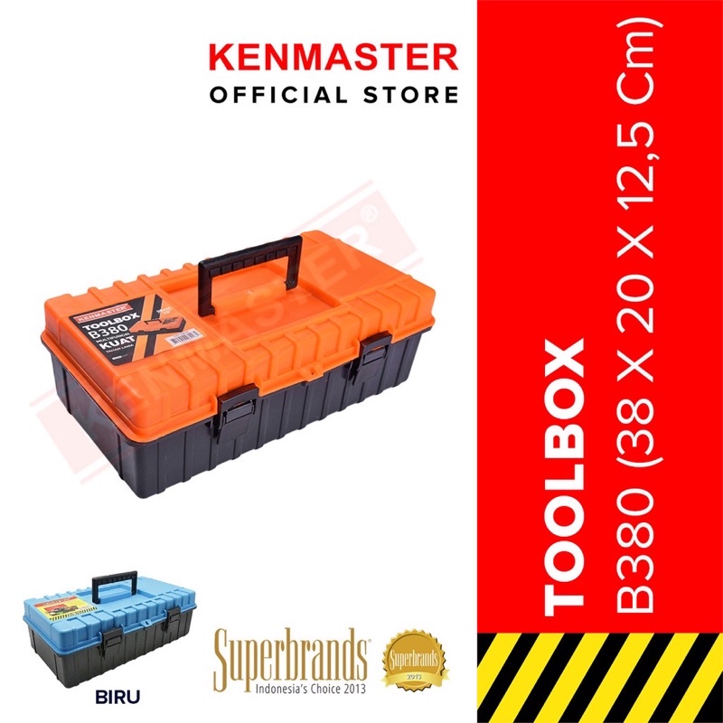 ToolBox Kenmaster B380 /  Tool Box Penyimpan Alat Perkakas