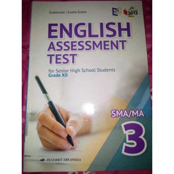 

PRELOVED! English Asessment Test 3. Kurikulum 2013 Revisi