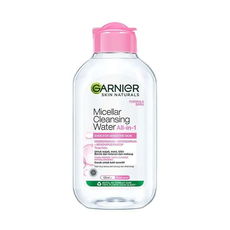 Garnier Micellar Cleaning Water 125ml Pink &amp; Biru