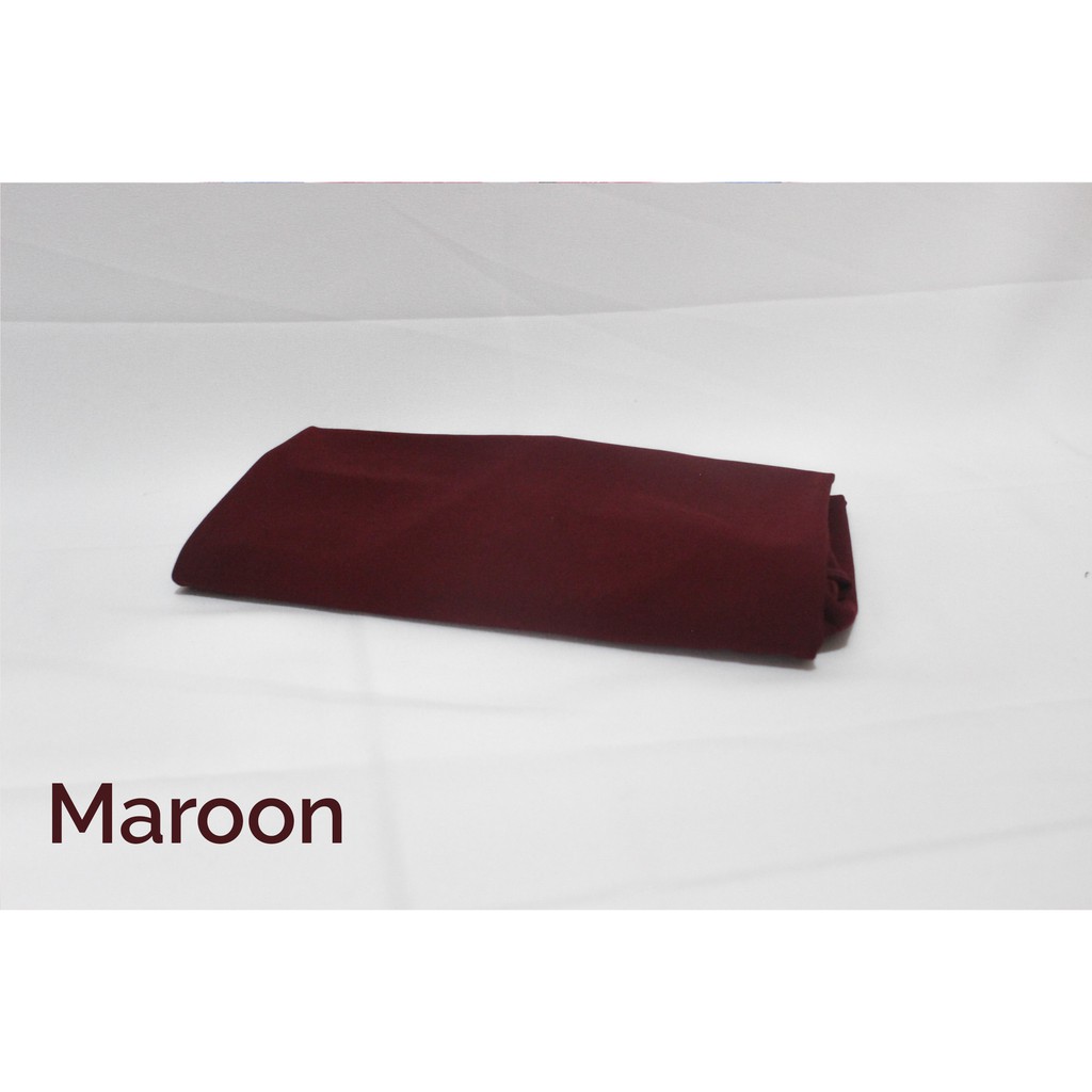 Hijab Sport Kerudung Olahraga Volly Sehari-hari Bahan Jersey-Maroon