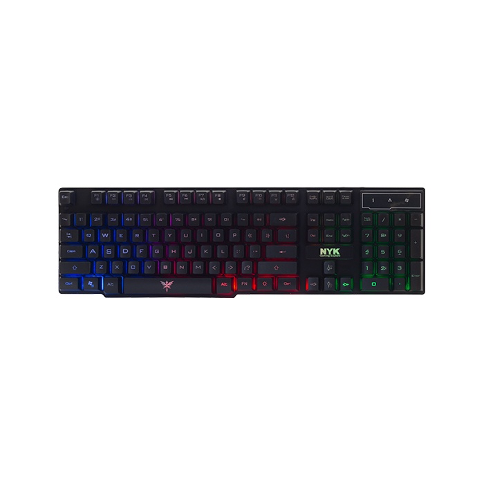 NYK Keyboard Gaming K-02 K02 Rainbow Membrane