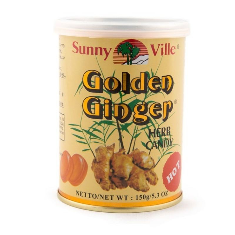 

Golden Ginger Sunny Ville Herb Candy Hot 150gr Permen Jahe Herbal Halal 150 gram - Promo Harga Murah