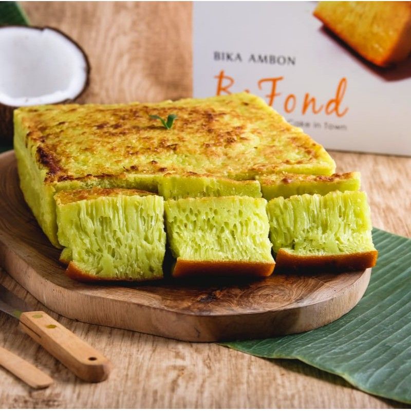 

(Asli) Bika Ambon BeFond Pandan Asli uk 20x20 cm