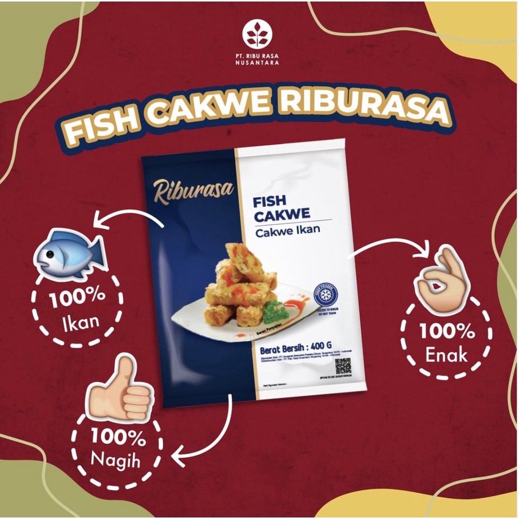 

Riburasa Fish Cakwe 400 Gr (Isi 20)
