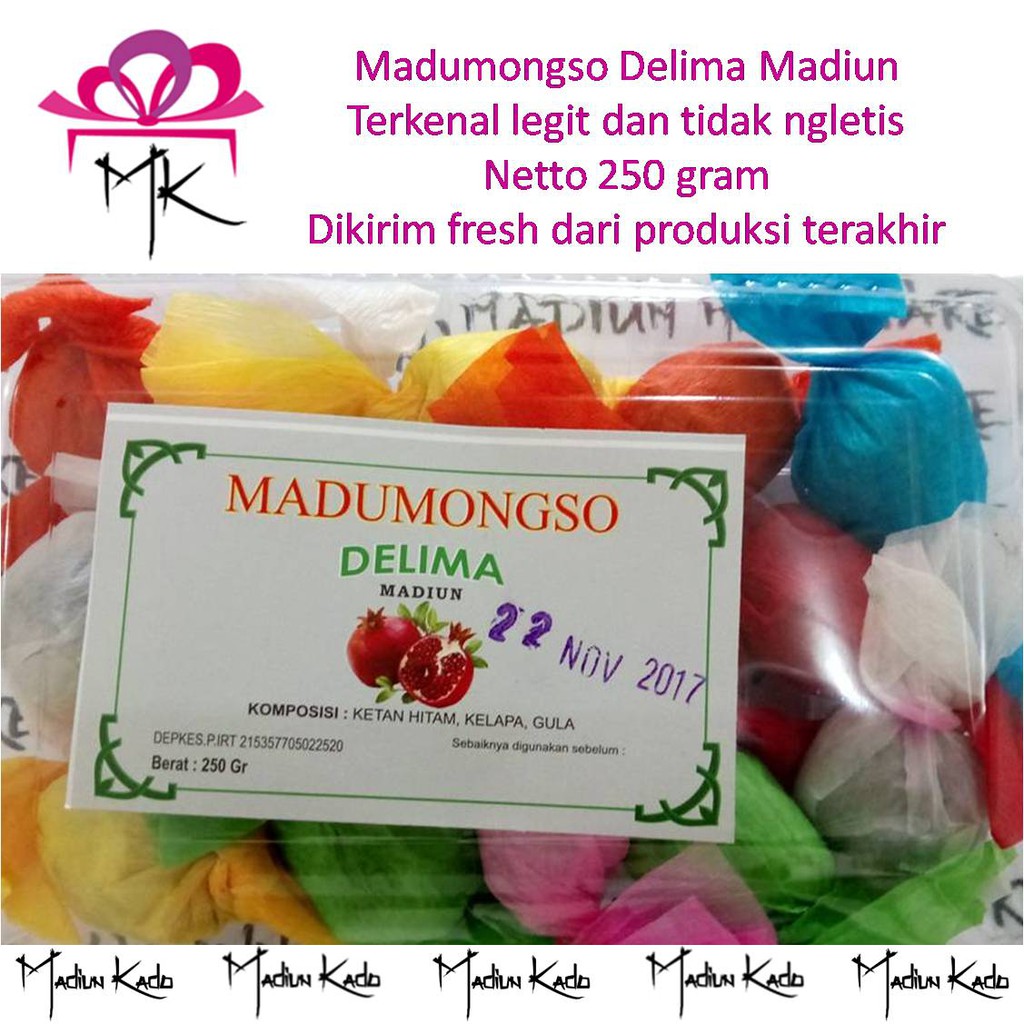 

Madumongso Delima Madiun 250 gram