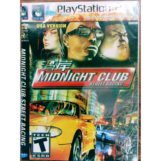 Kaset Ps2 Game Midnigt Club Street Racing