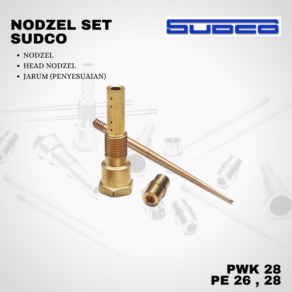 Nodzel Set HEAD NOZEL + JARUM SKEP SUDCO PWK 28 PE 26 PE 28