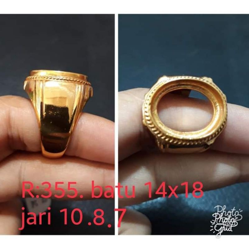 Ikat ring emban perunggu model eropa