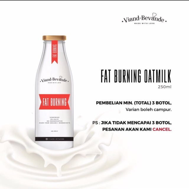 

PAKET 10 FAT BURNING OATMILK