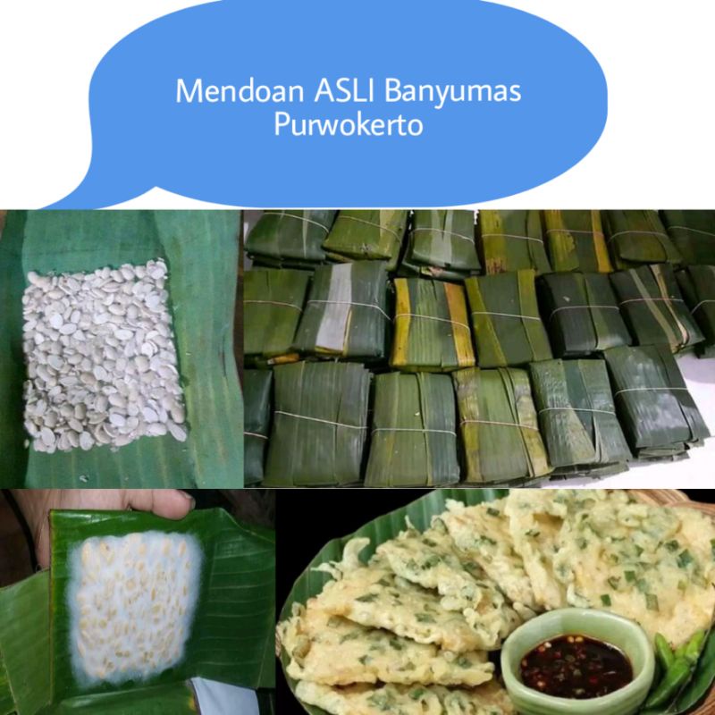 Jual Tempe Mendoan Bungkus Daun Pisang Makanan Khas Banyumas Shopee Indonesia 1773