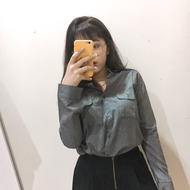 Teal X Blue Tribal Shirt by Gaudi - Kemeja