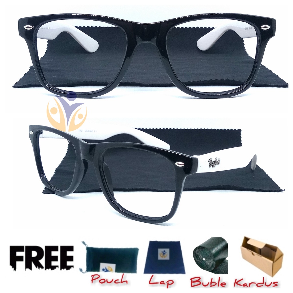 Kacamata hitam doff matte model sukarno wf classic uv protection