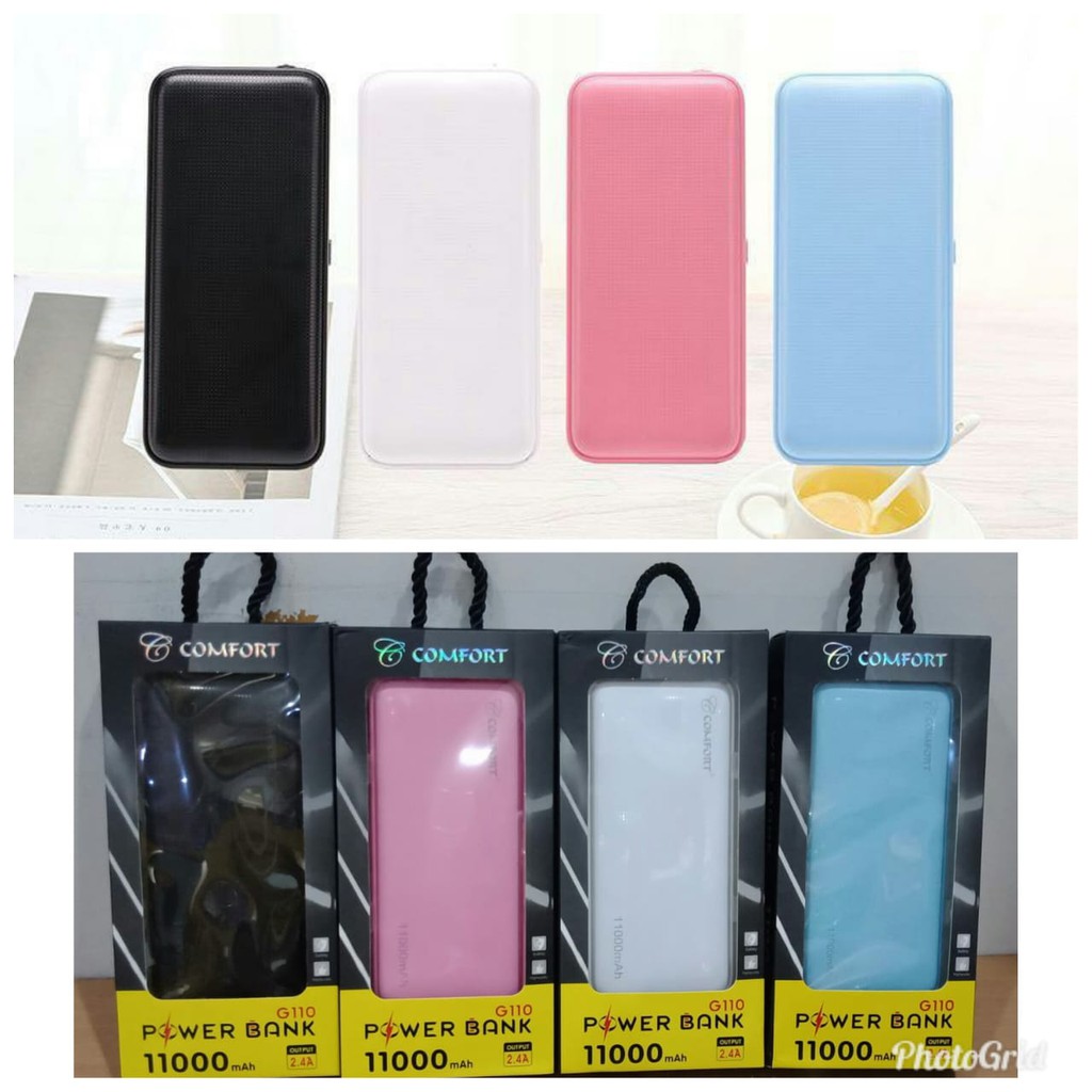 Power Bank Comfort G110 11000 mAh Dual USB LED Torch