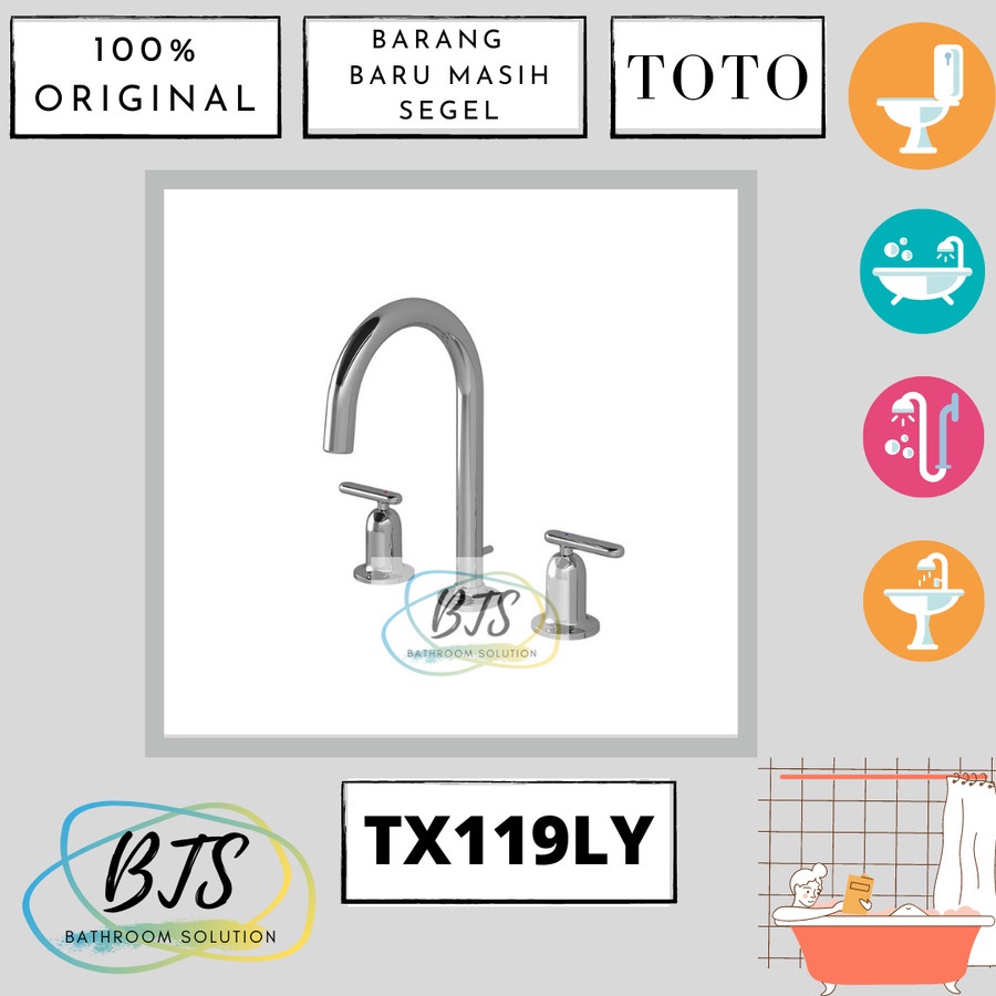 Kran/keran wastafel TOTO TX119LY / TX 119 LY / TX119 LY / TX 119LY / TX119