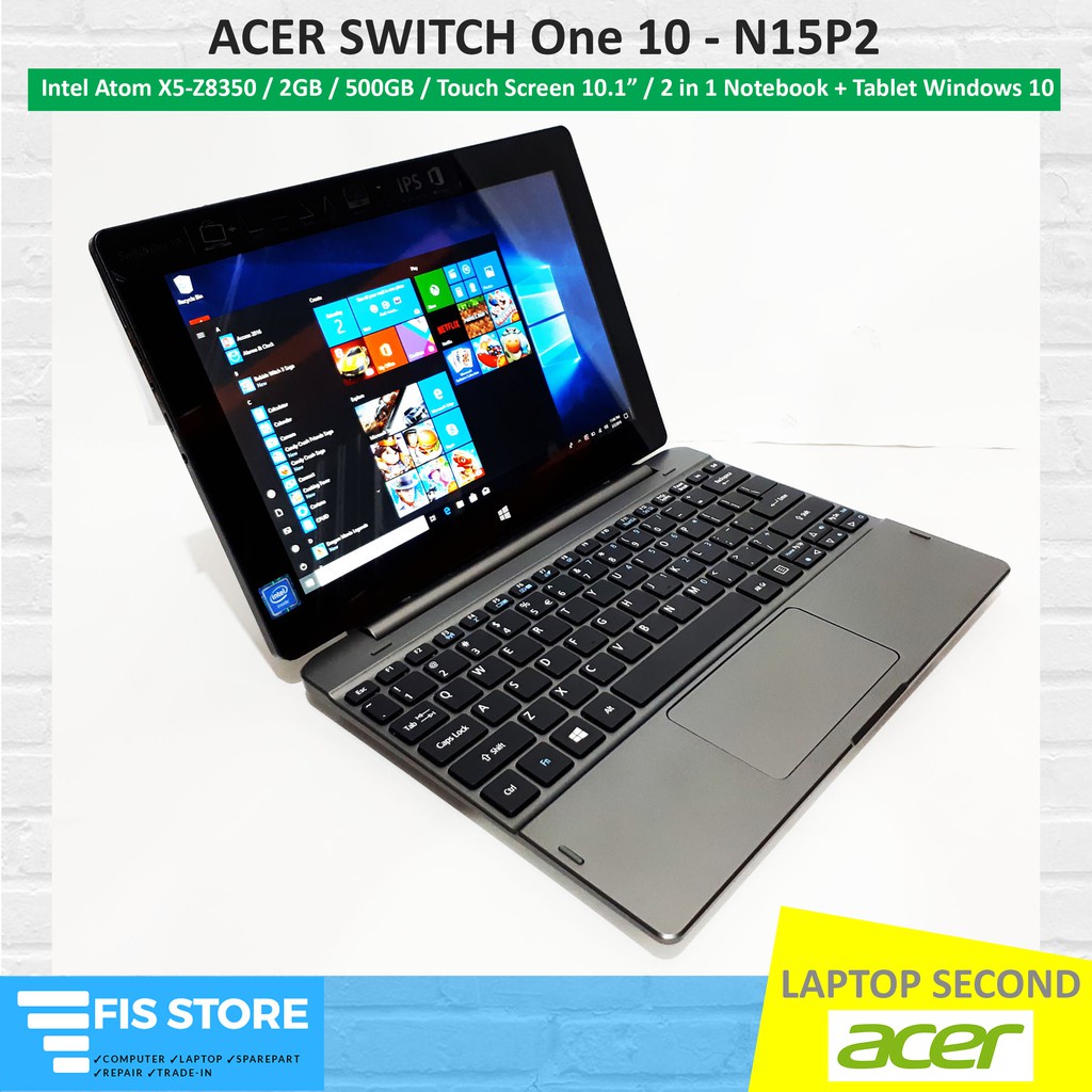 KMI LGI PROMO MURAH                ACER Switch One 10 (2 in 1 Notebook+Tablet Windows 10) Touch
