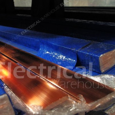 RAIL COPPER RC BUSBAR IMPORT 6x30mm 4 Meter ( PLAT TEMBAGA 6x30 6 x 30 mm )