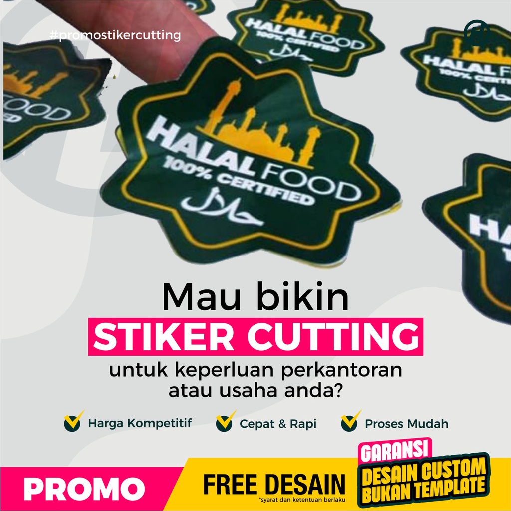 

CETAK STIKER LABEL CUTTING SETENGAH PUTUS A3 FULLCOLOUR