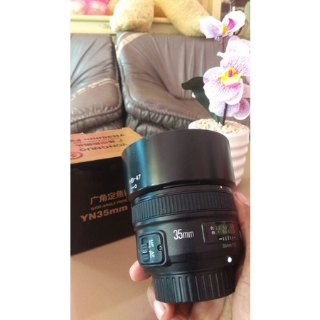 lensa fix 35mm yn for nikon
