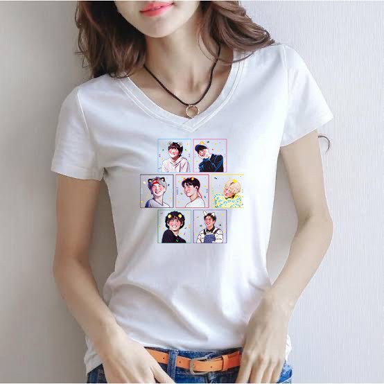 KAOS KPOP TANGAN PANJANG/ TANGAN PENDEK