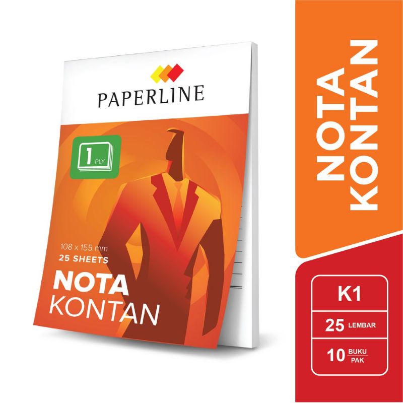 

Nota Kontan Paperline Kecil 1ply / ( 1pak/10buku)