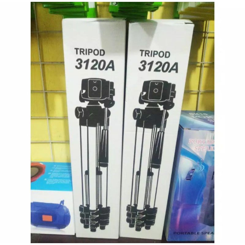 TRIPOD 3120A FOLDABLE CAMERA MOBILE TRIPOD (BLACK EDITION) WT-3120A