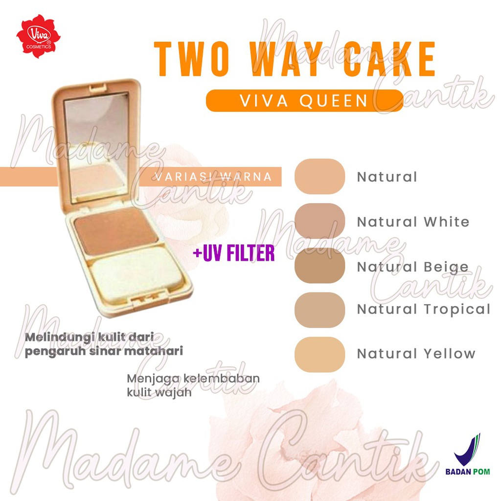 ✿ MADAME ✿ VIVA QUEEN TWO WAY CAKE | REFILL VIVA QUEEN TWO WAY CAKE ORIGINAL BY VIVA