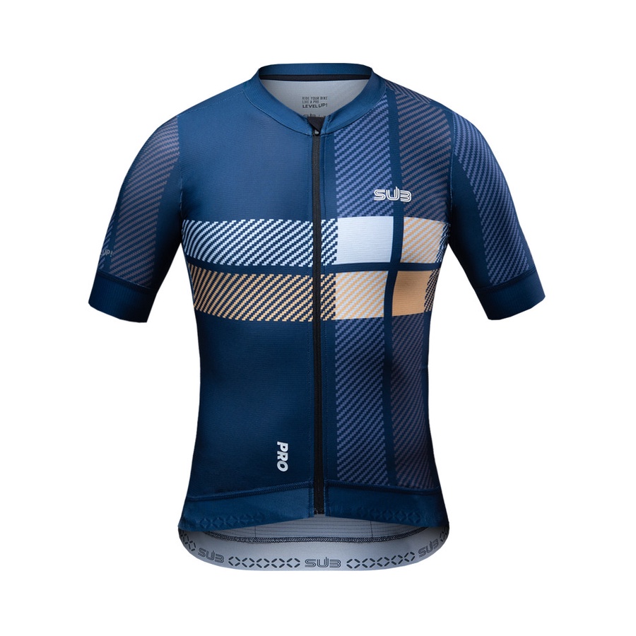 SUB JERSEY sepeda PRO SHORT Flanel Blue Navy subjersey cycling unisex