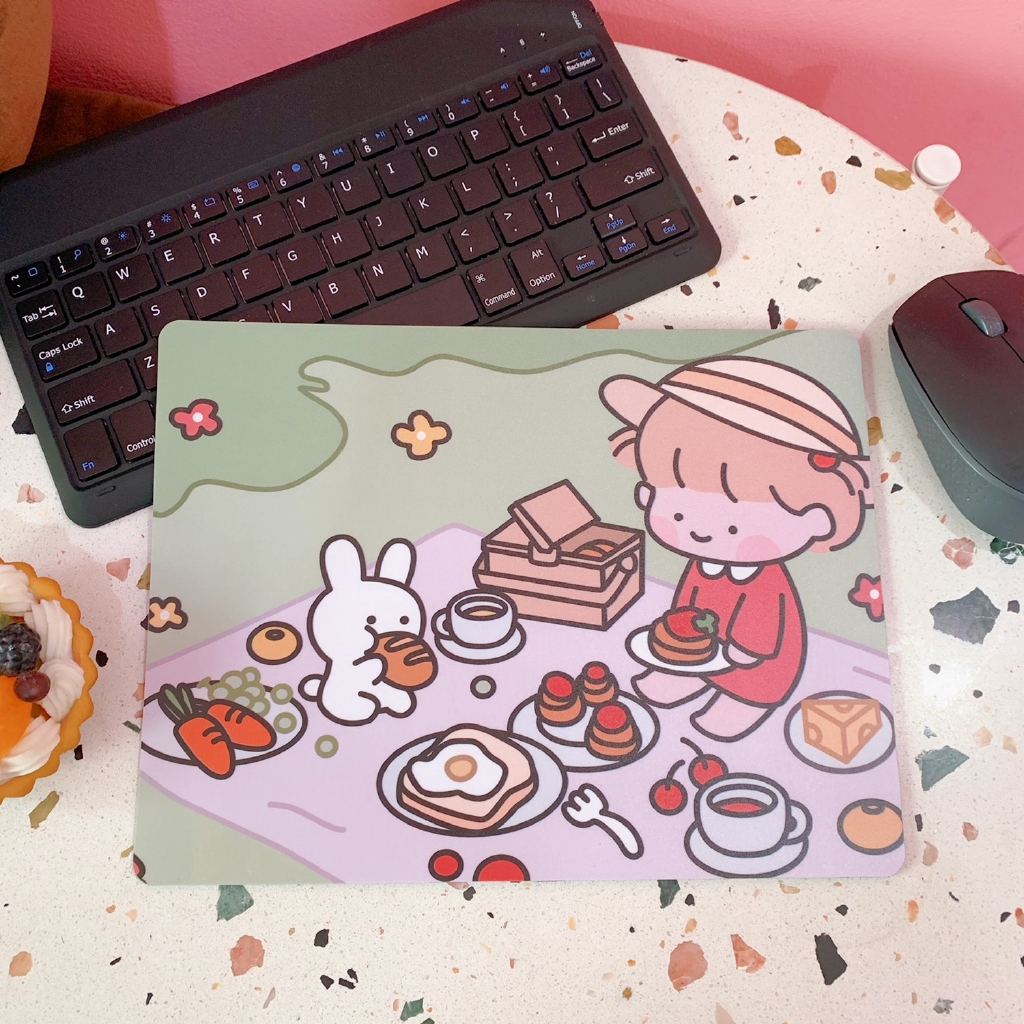 Alas Keyboard Gaming Motif Kartun Lucu
