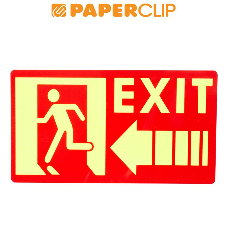 

SIGN LABEL LUMI MG B1 RED EXIT